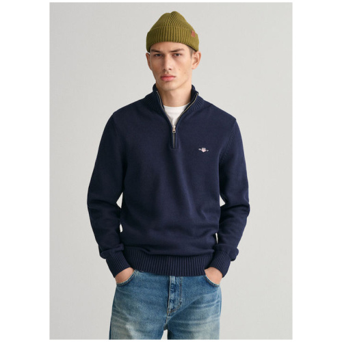 GANT Casual cotton half-zip sweater